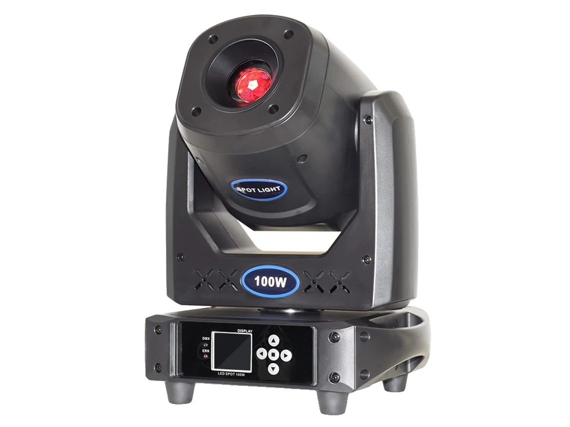Foco de escenario LED de 100 W con 15 canales DMX, color negro, enchufe UE OEM