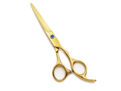 Tijeras profesionales para cortar el cabello de peluquero - Tijeras de salón de acero inoxidable - Longitud total de 5,5 JEDBESETZT