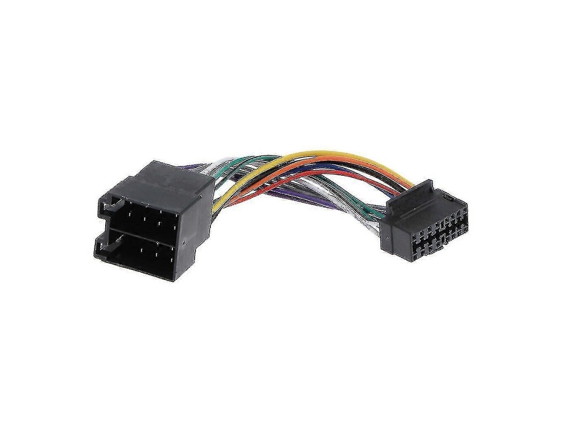 Cableado ISO de 16 pines para autorradio Sony con conector ISO, adaptador de cableado para coche. GOKOCO