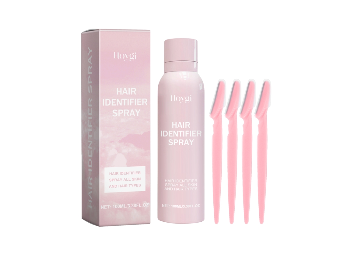 Spray depilatorio facial, limpiador suave para una rápida eliminación del vello y para calmar la piel, 165 g