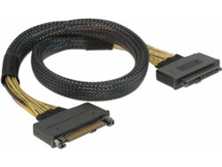 Cable DELOCK (50 cm - Negro)