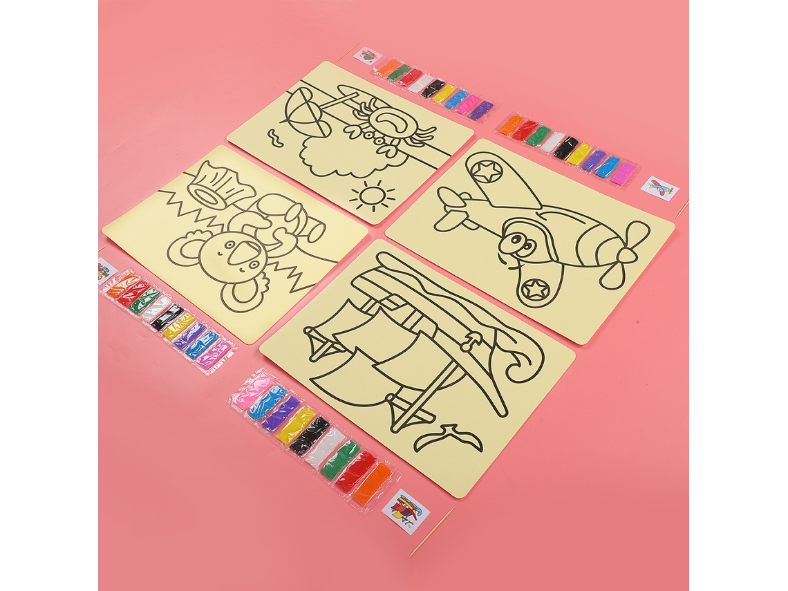 Kit De Arte Con Arena Para Niños, Juguete Educativo Para Pintar Con Arena, Herramienta Para El Desarrollo Personal.