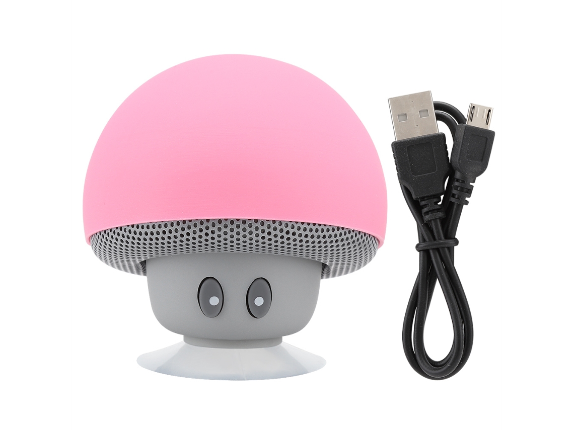 Mini Altavoz Subwoofer Inalámbrico Bluetooth Portátil Con Función De Ventosa (rosa)