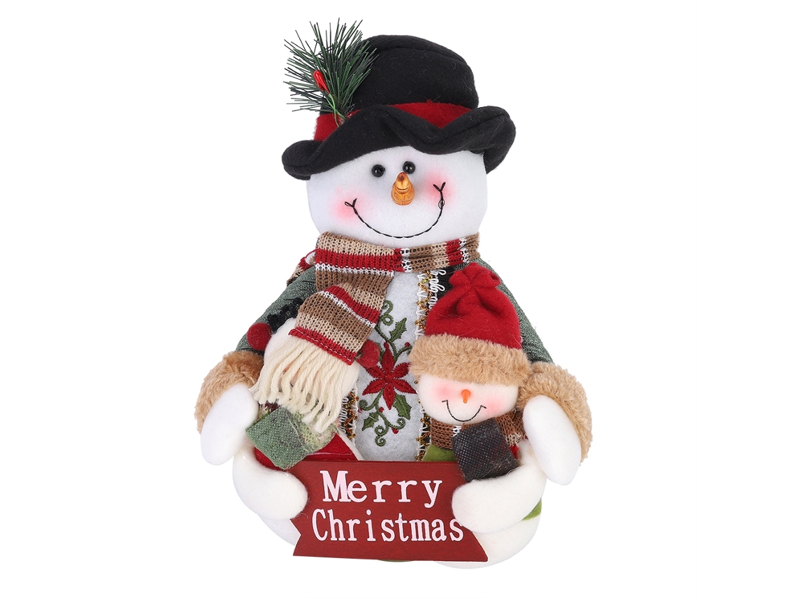 Adorno navideño de Papá Noel Muñeco de nieve Regalo Casa