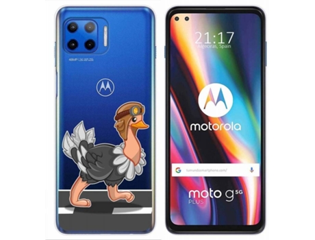 Carcasa Motorola Moto G 5G Plus TUMUNDOSMARTPHONE Avestruz Multicolor