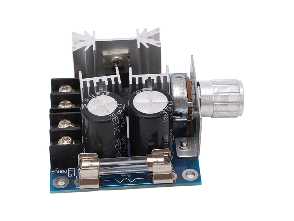Controlador De Velocidad De Motor Pwm Regulador Interruptor Módulo Dc 12‑40v Con Fusible 10a