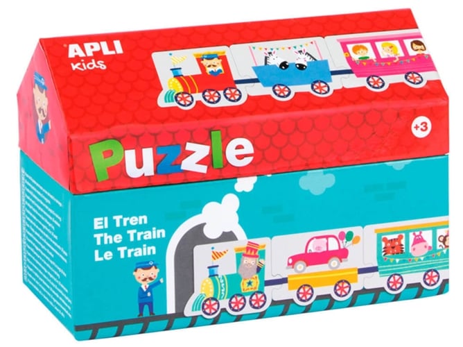 Puzzles APLI KIDS Casita Tren (20 piezas)