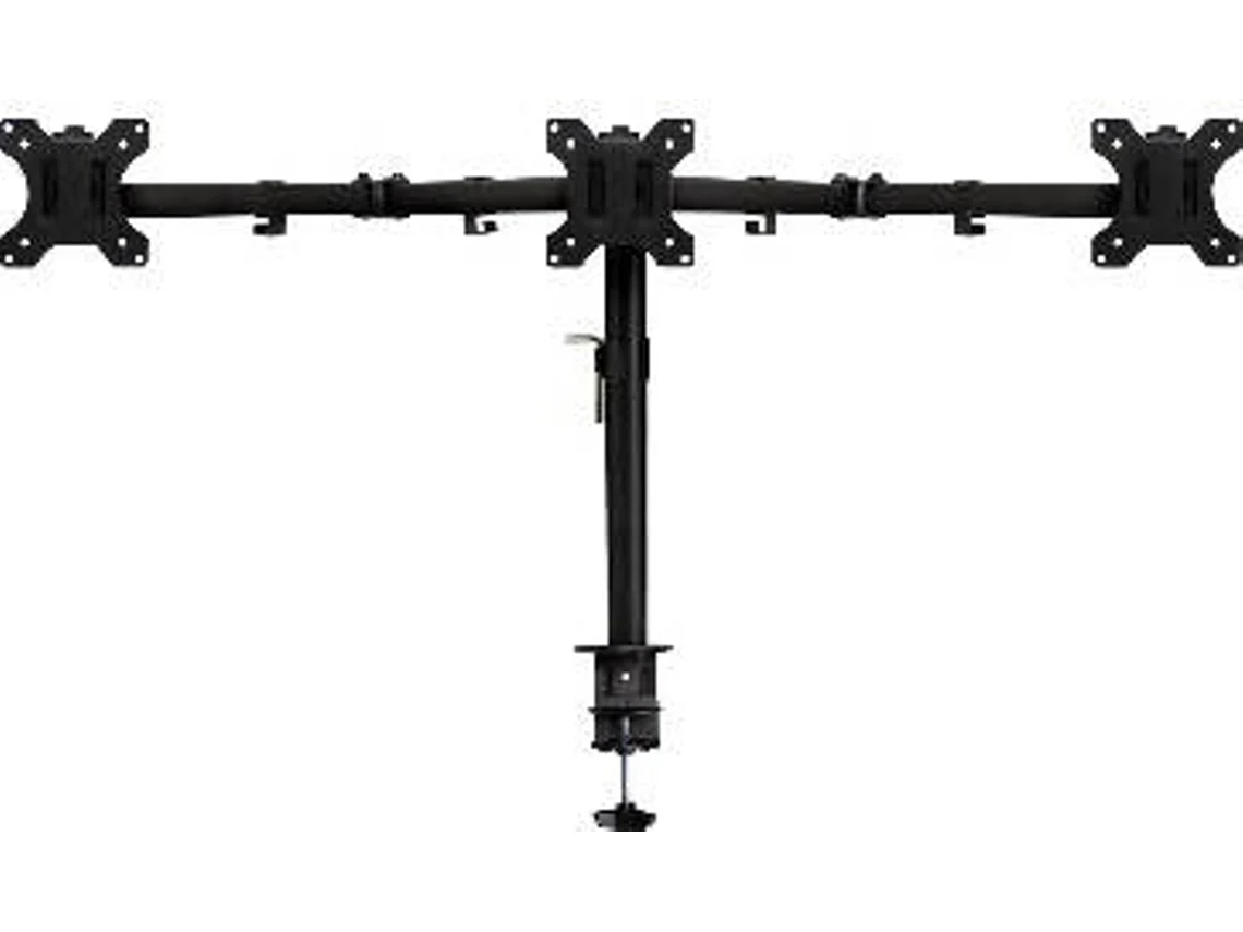 Soporte de Mesa para Pantallas Planas EWENT EW1513 68,6 cm (27") Fijación/Atornillar Negro