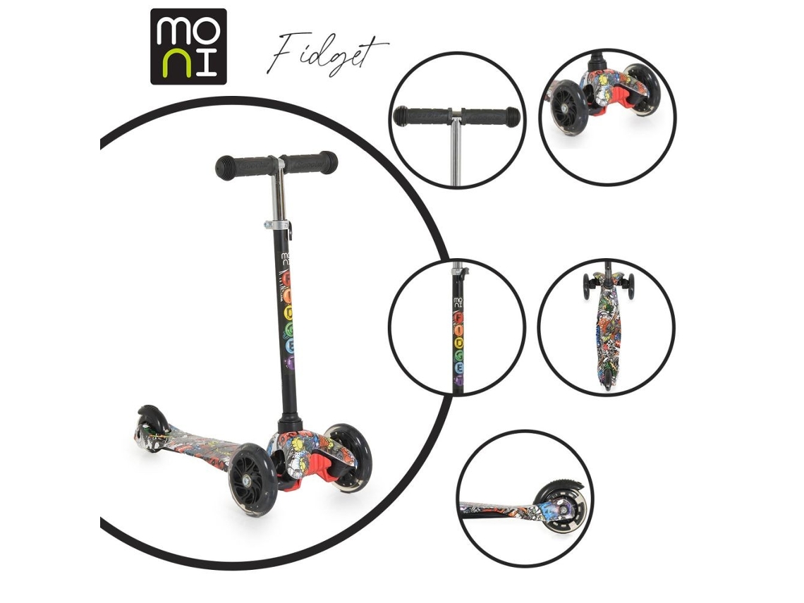 Patinete Infantil FIDGET black MONI