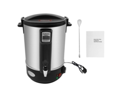 Fundidor de cera, capacidad de 12 L, control de temperatura ajustable, plateado (OEM)