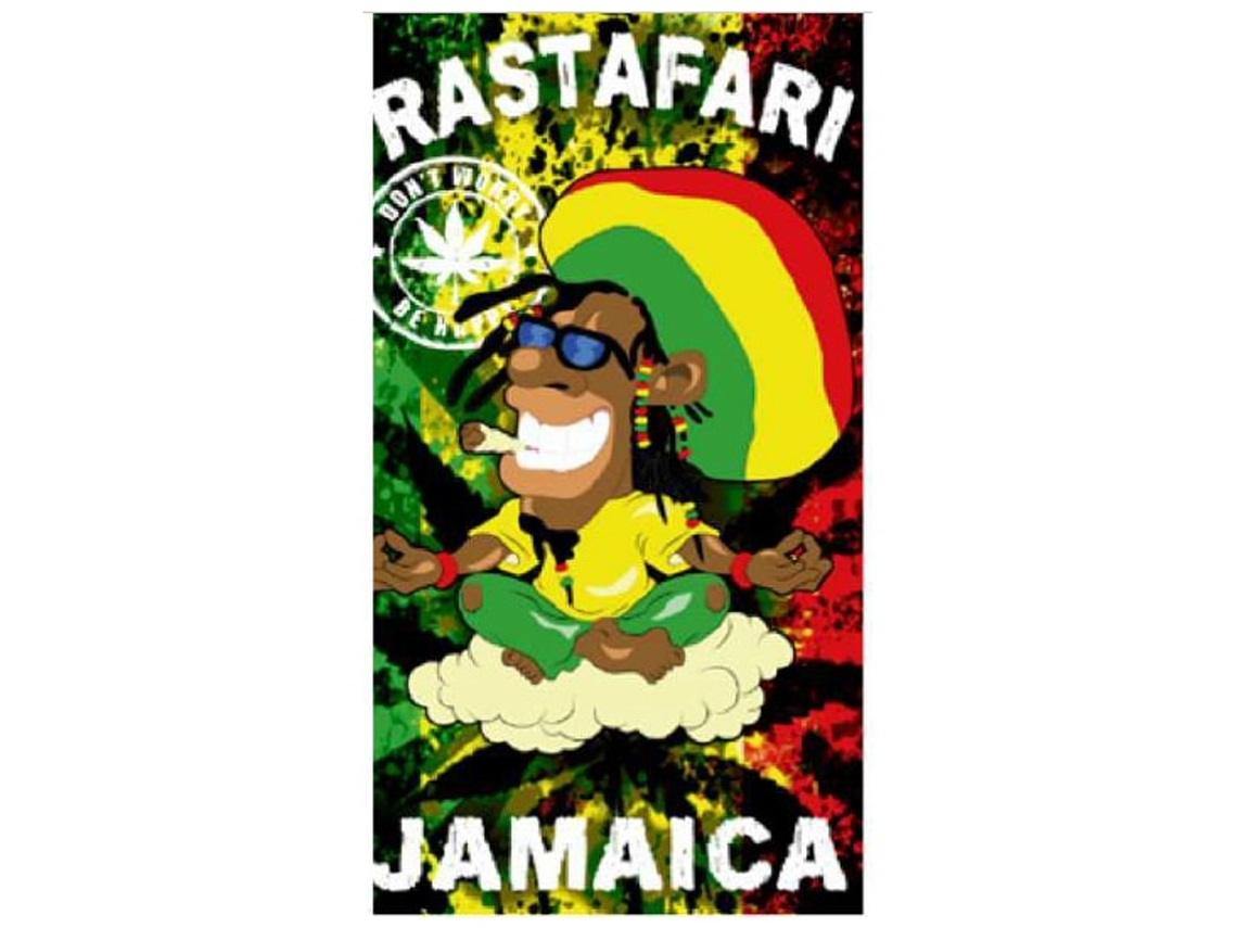 Toalla De Playa De Microfibra Rastafari Jamaica