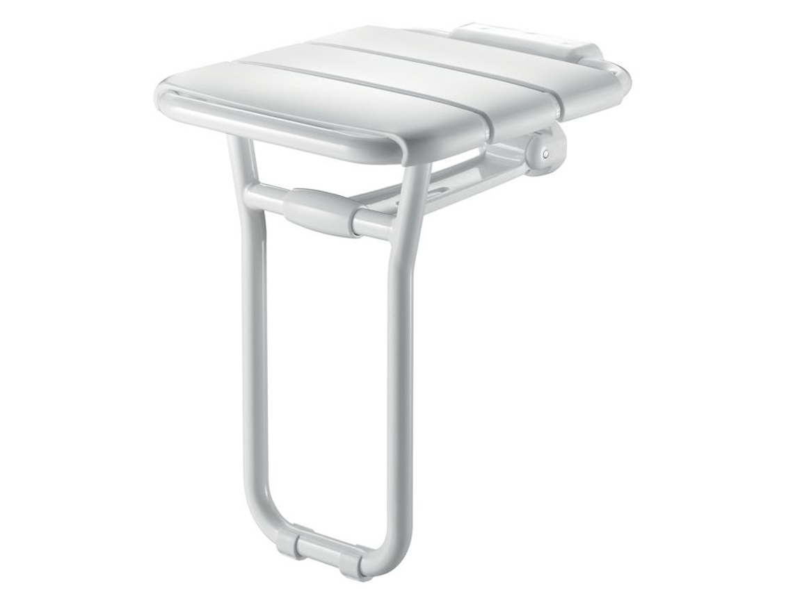 Asiento de Baño Elevable Eco con Pie. Aluminio Epoxi DELABIE