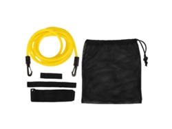 Cinturón de resistencia para entrenamiento de natación, cordón fijo acuático amarillo