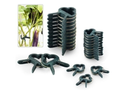 2026-80 Clips De Soporte Para Plantas Ajustables 40 Grandes (4.6x6.2cm) Y 40 Pequeños (2.9x4cm) Para Jardín