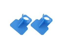 Soporte de Manguera para Piscina Enterrada con Soporte Azul 2 unidades