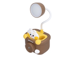 Lámpara De Mesa Led Con Múltiples Funciones, Protección Ocular Y Soporte Para Teléfono Móvil.
