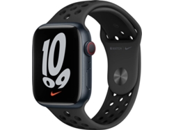 APPLE Watch Nike GPS+Cellular 45 mm Medianoche con Correa Deportiva Nike Antracita/Negro