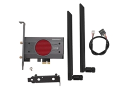 Tarjeta de red inalámbrica Wireless Fidelity 7 Be200 de 3 bandas y 8774 Mbps, adaptador PCIe con 2 antenas de alta gama
