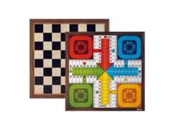 Juego de Ajedrez y Parchís FOURNIER Madera F30040