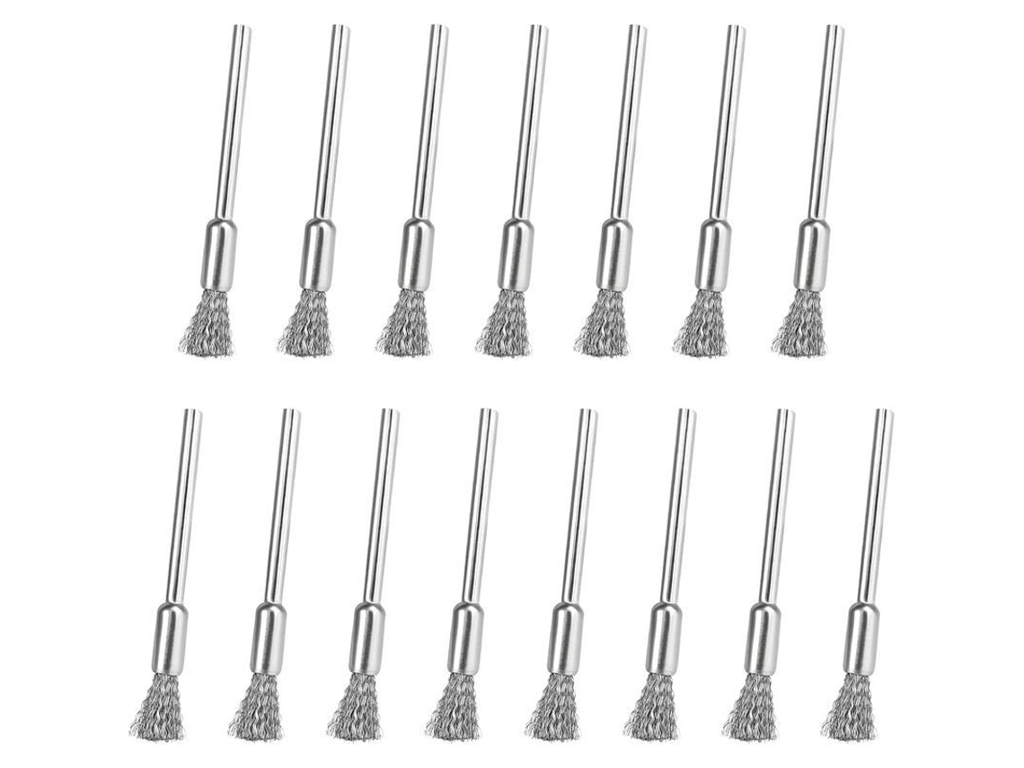 Pincéis De Alambre Diamante, 15 Peças Para Remover Óxido E Corrosão, Design Em Forma De Caneta