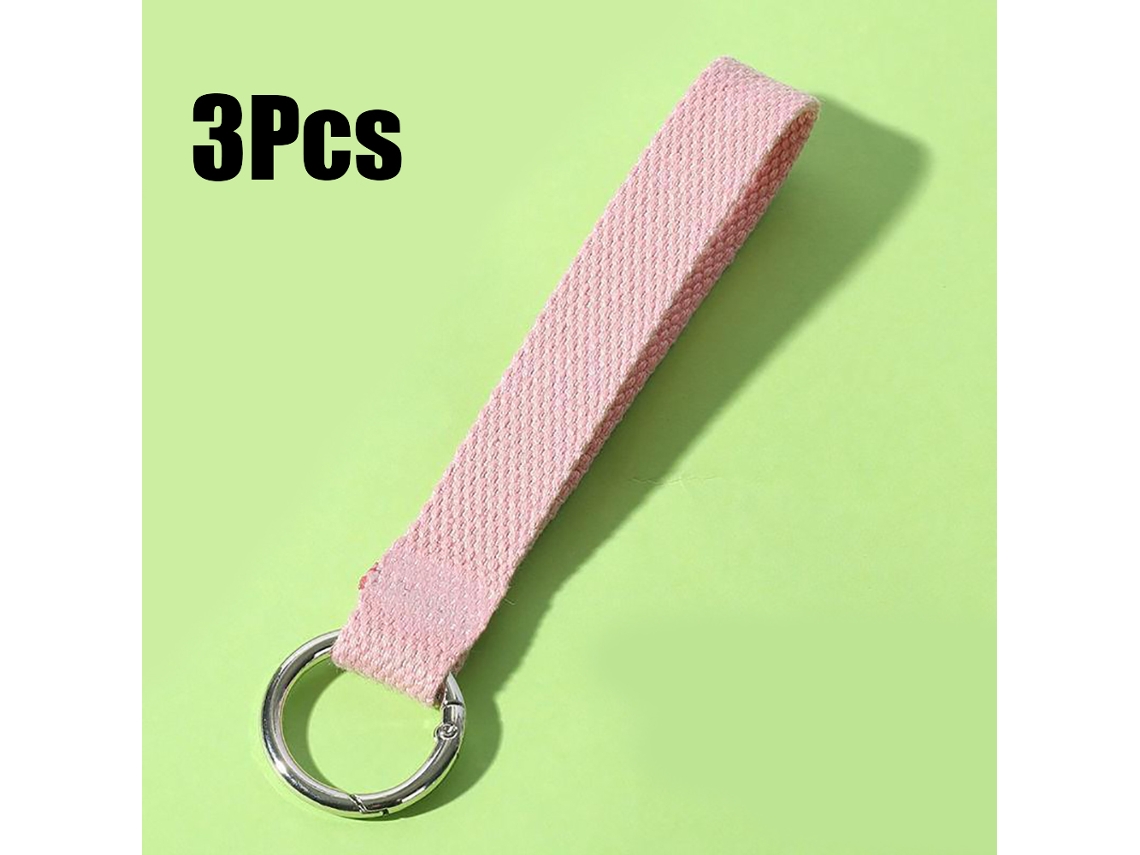 Llavero con cordón, cordón trenzado duradero, diseño elástico anticaída, correa de muñeca cómoda, llavero elástico para cartera de teléfono, LAOPIPFU