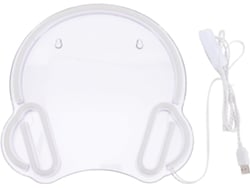 Lámpara colgante de neón LED alimentada por USB para la decoración del dormitorio y la sala de estar.
