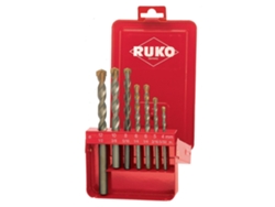 RUKO-205256-Juego de brocas de percusión punta metal duro, 7 pcs.
