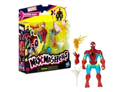 MixMashers Marvel Spider-Man, mezcla y combina la figura de Spider-Man con accesorios
