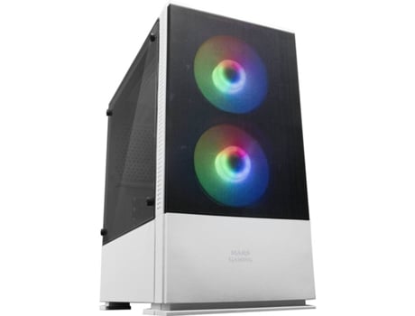 Caja PC MARS GAMING MCZW (Mini ATX Tower - Blanco)