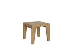 Mesa de Comedor ITAMOBY Naxy (90x90/246 - Paneles de Melamina - Roble Natural)