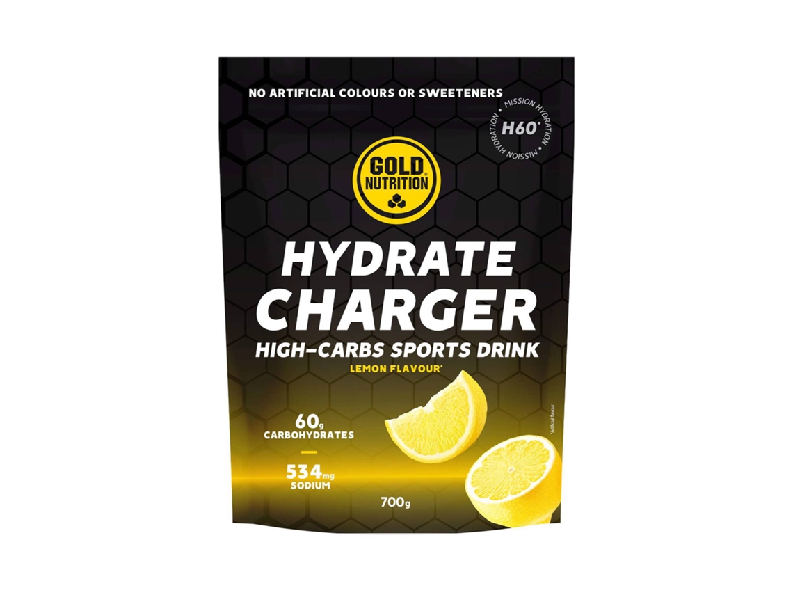 Bebida hidratante alta en carbohidratos con sabor a limón 700 g Goldnutrition