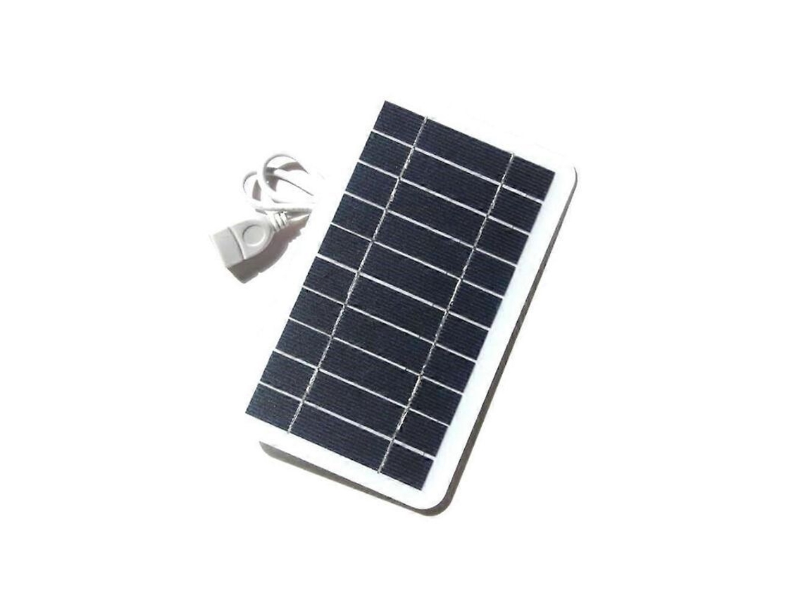 Panel Solar Usb Portátil De 5 V Y 2 W, Resistente Al Agua, Ideal Para Acampar, Hacer Senderismo Y Cargar Baterías.