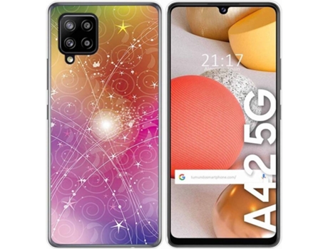 Carcasa Samsung Galaxy A42 5G TUMUNDOSMARTPHONE Abstracto Multicolor