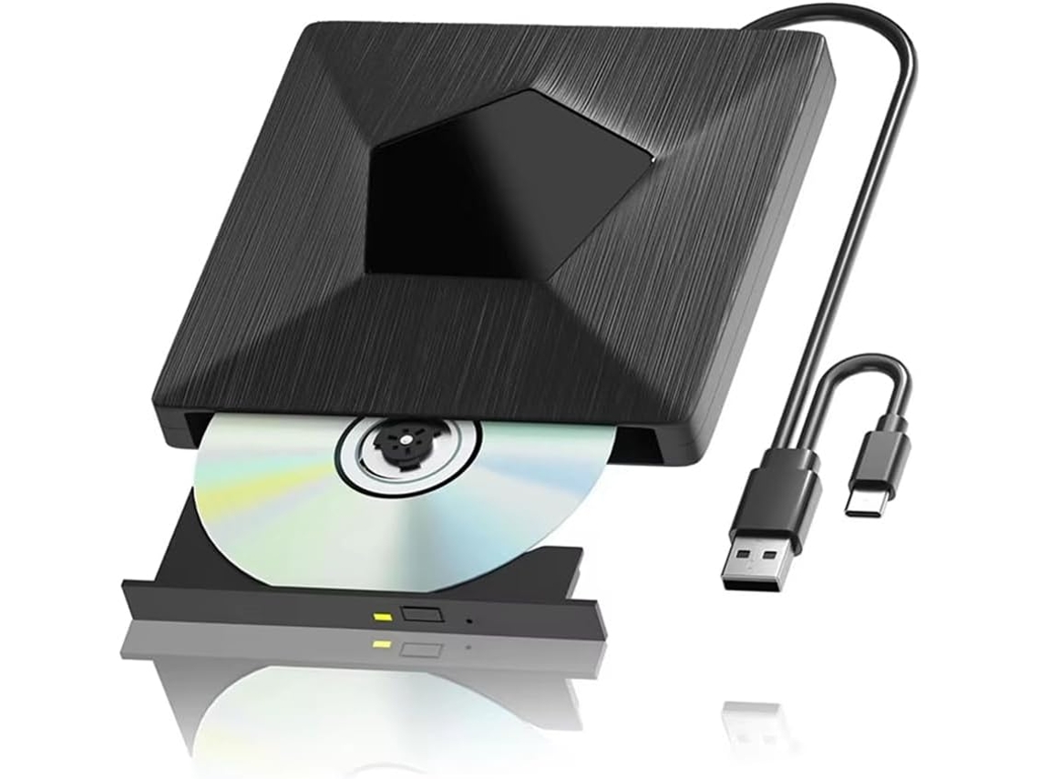 Unidad Externa De Disco Óptico Blu-ray 3d Portátil Para Bd/cd/dvd En Pc Y Ordenador