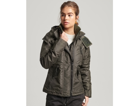 Chubasquero para Mujer SUPERDRY (XS - Verde)