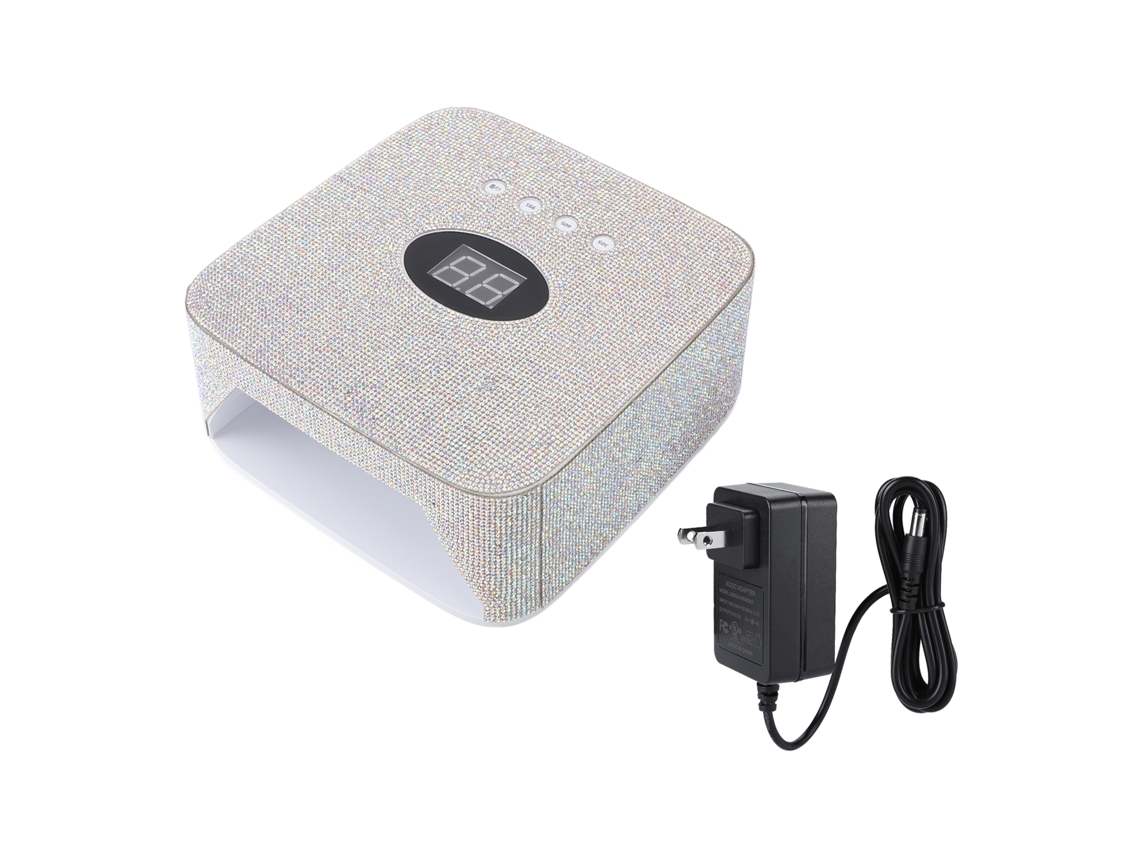 Lámpara De Uñas Portátil Con 30 Chips Led, Secador De Gel Con Sensor Inteligente, 54 W, Batería De 9600 Mah, Enchufe Estadounidense 100-240 V.