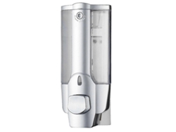 Dispensador de jabón líquido y champú de 350 ml, manual de pared para baño, cocina y hotel Rosewell