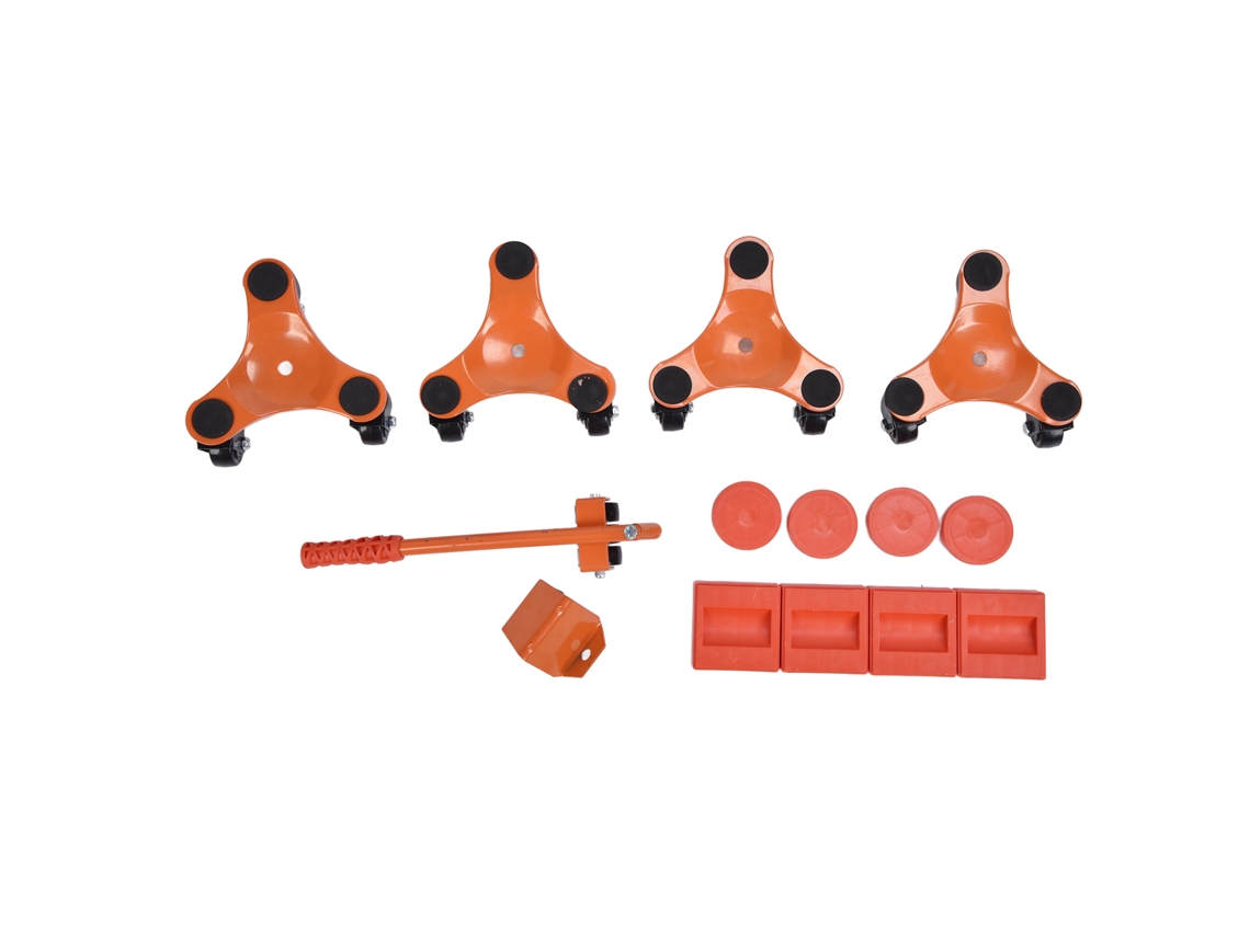 Juego de ruedas para muebles de 225 kg (y recorrido)