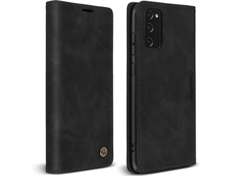Carcasa y Soporte Samsung Galaxy S20 FE AVIZAR Cartera Soporte Video Negro