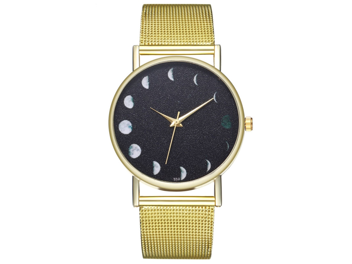 Reloj De Pulsera De Cuarzo Zhoulianfa T59-w Con Correa De Malla Unisex.