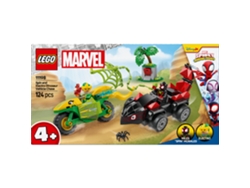 LEGO Marvel: Spin e Electro – Perseguição em Veículos Dinossauros - 11198  