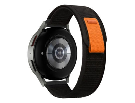 Correa de nailon 18mm bucle de arrastre ajustable para Garmin Forerunner 255S/Venu 2S - negro