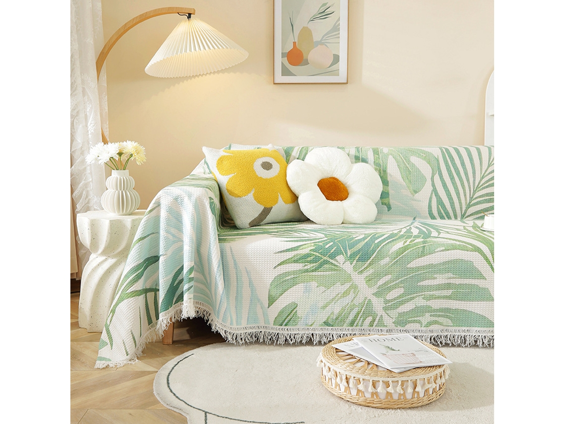 Funda de asiento de sofá antideslizante Protector de cojín de sofá -Patrón 10-180x180cm LUUCOZK