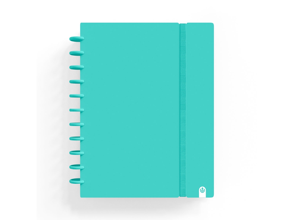 Cuaderno INGENIOX A4 Rayado 80Hj 100G Foam C/Goma Elástica Menta Pastel 66024017