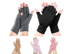 Guantes De Compresión Sin Dedos Para Artritis, Alivio Del Dolor Reumatoide, Soporte, Algodón Y Elastano.