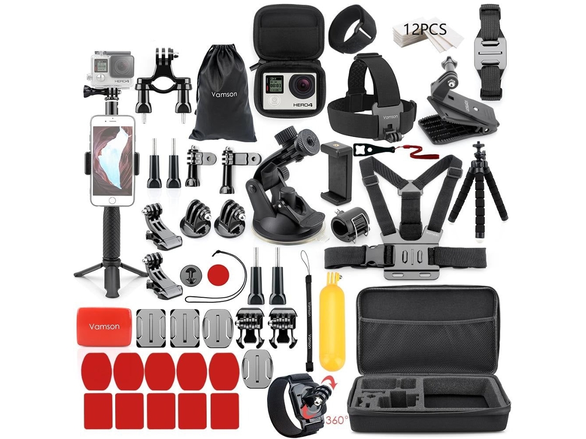 SZSMART  Conjunto de Acessórios  Vs77C para Go Pro Hero 8 7 6 5 4