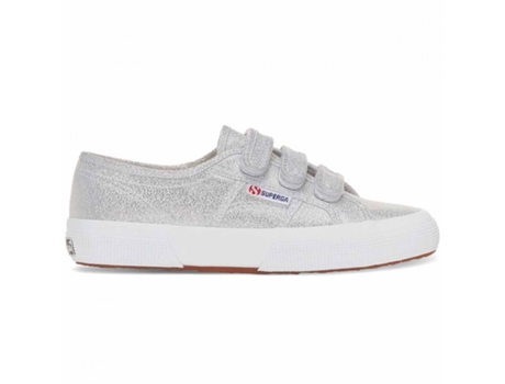 Zapatillas de Mujer SUPERGA Straps Lame Gris (36)