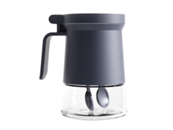 Tarro De Cristal Transparente Para Especias Con 2 Cucharas, Gran Capacidad, Para Uso En La Cocina.