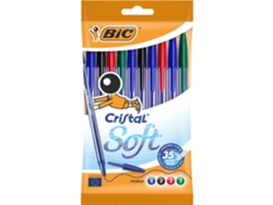 BIC 516359 penna a sfera Nero Blu Verde Rosso 10 pz