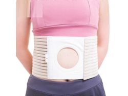 Faja Para Hernia, Soporte Para Estoma Y Colostomía, Binder Abdominal Con Soporte Lumbar Inferior Y Compresión Ajustable M